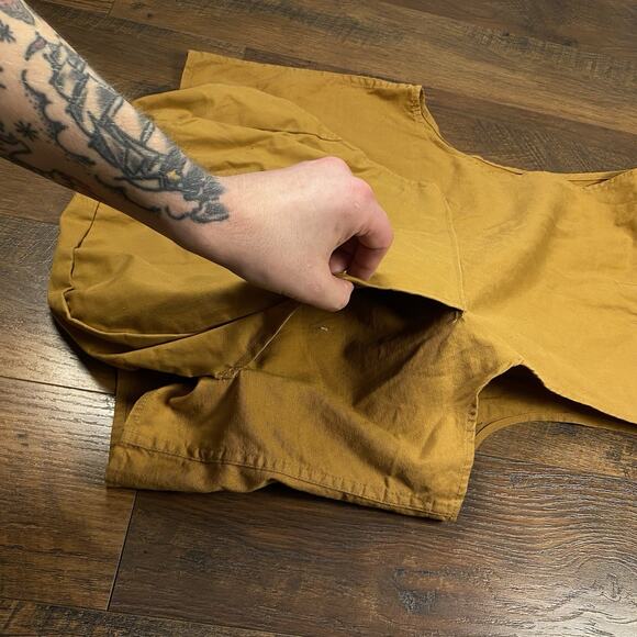 Vintage Black Sheep Japan Hunting Vest Tan - Rubber lined Game Pocket - Picture 5 of 5